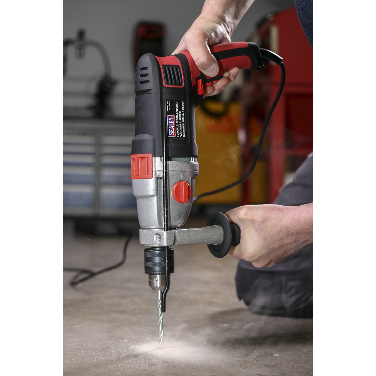 13mm 2 Mechanical Plus Variable Speed Hammer Drill 1050W/230