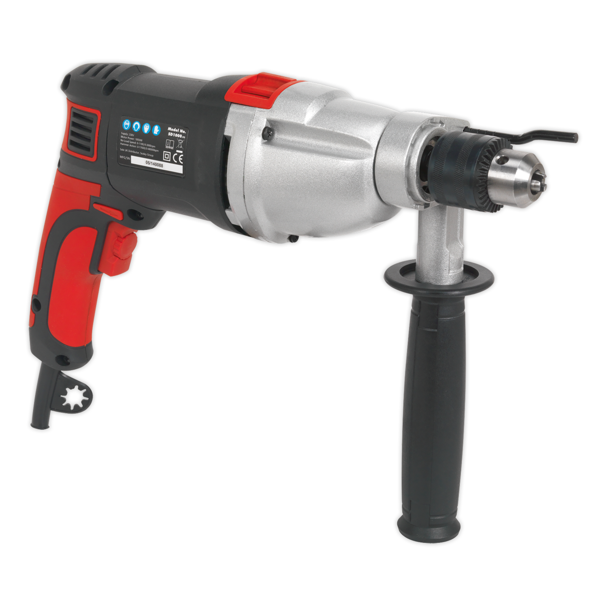 13mm 2 Mechanical Plus Variable Speed Hammer Drill 1050W/230