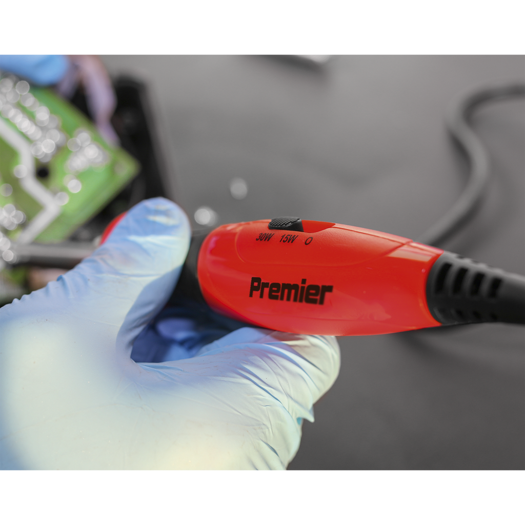 Premier Dual Wattage Professional Soldering Iron with Long-L