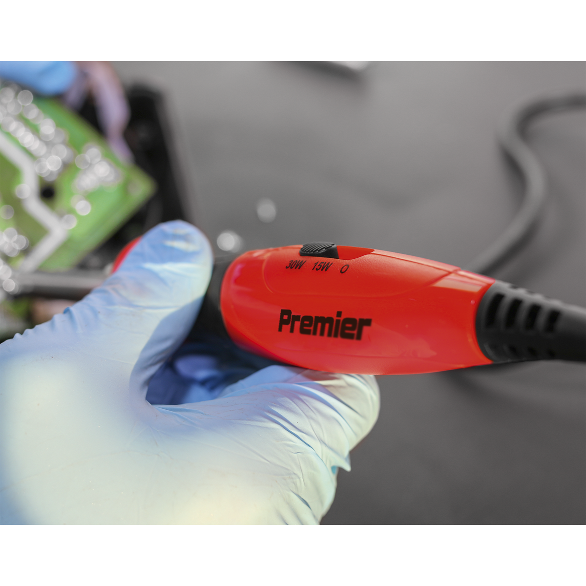 Premier Dual Wattage Professional Soldering Iron with Long-L