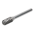 Cylindrical Ball Nose Tungsten Carbide Rotary Burr 10mm