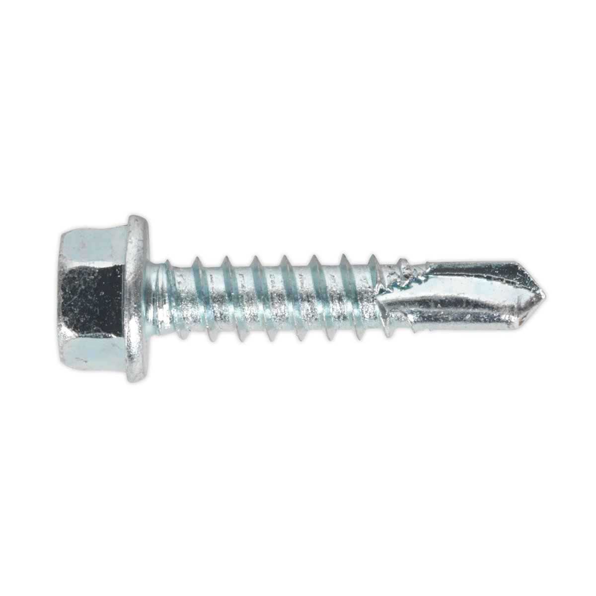 Zinc Plated Self-Drilling Hex Head Screw 5.5 x 25mm - Pack of 100
