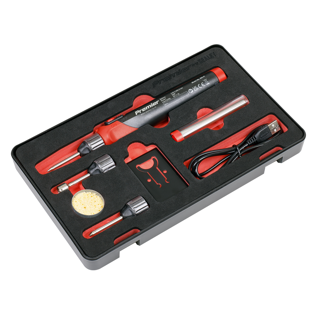 Premier Rechargeable Soldering Iron Kit 30W
