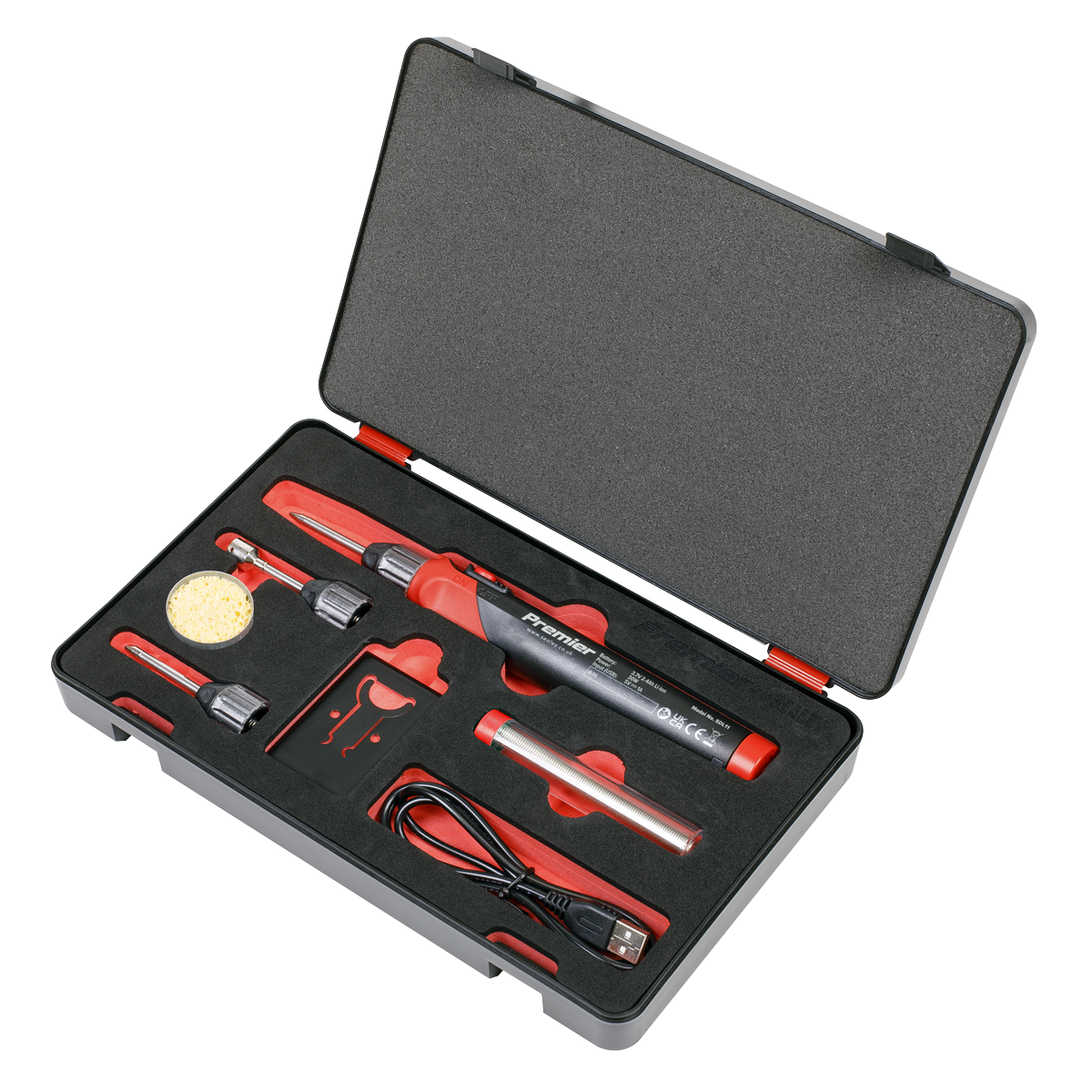 Premier Rechargeable Soldering Iron Kit 30W