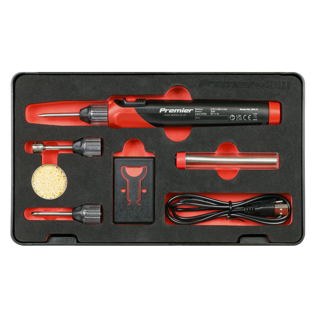 Premier Rechargeable Soldering Iron Kit 30W