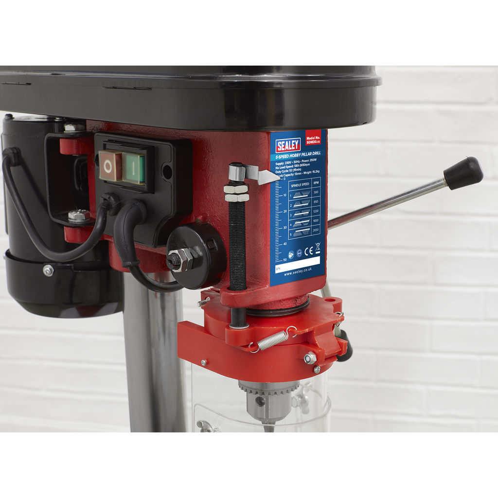 Bench Pillar Drill 580mm, 5-Speed, 350W (SDM30)