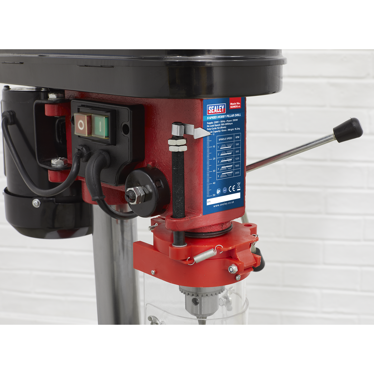 Bench Pillar Drill 580mm, 5-Speed, 350W (SDM30)