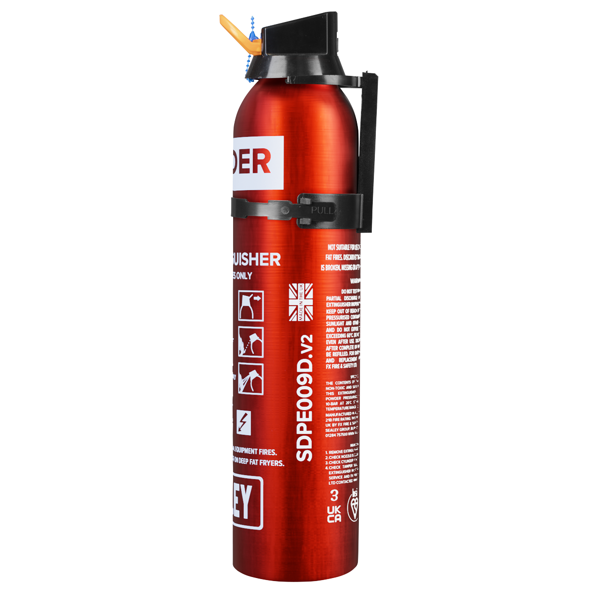 Disposable Dry Powder Fire Extinguisher 0.95kg