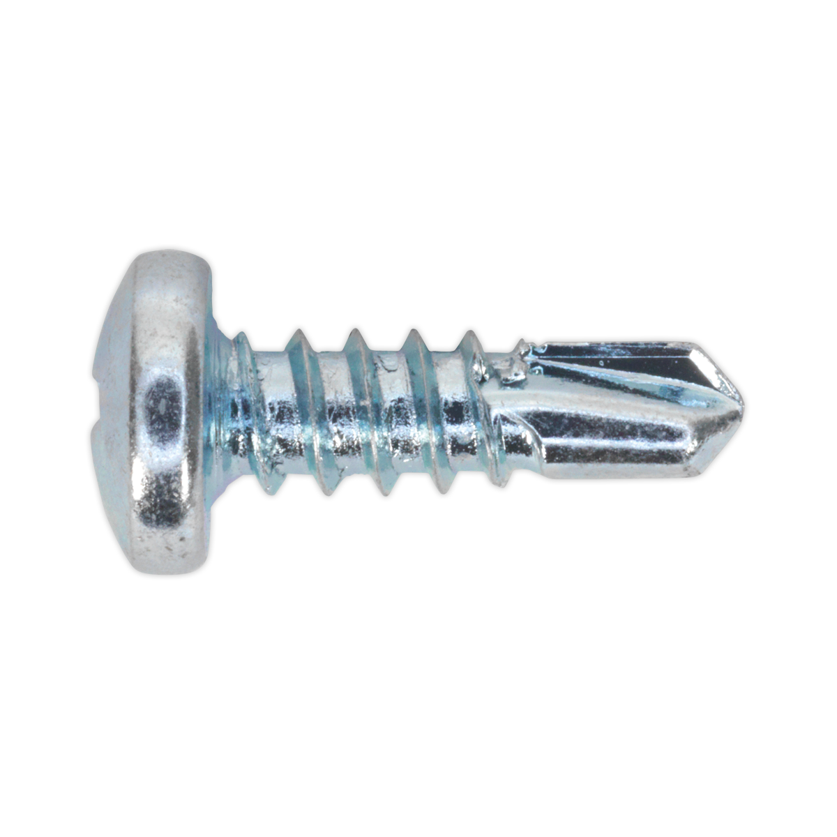 Zinc Plated Self-Drilling Pan Head Phillips Screw 4.2 x 13mm - Pack of 100