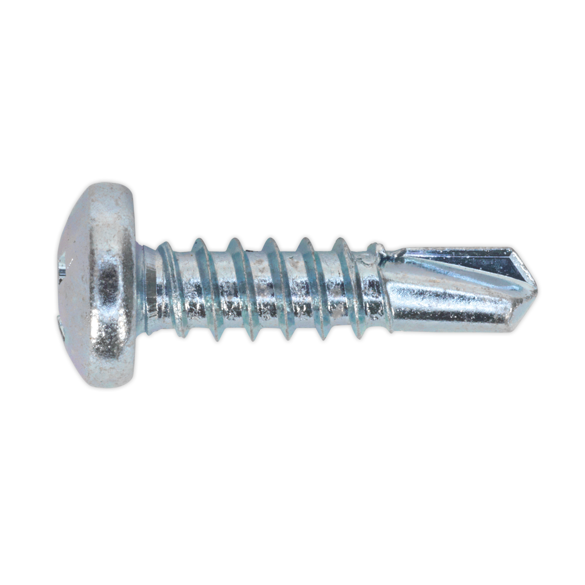 Zinc Plated Self-Drilling Pan Head Phillips Screw 4.8 x 19mm - Pack of 100