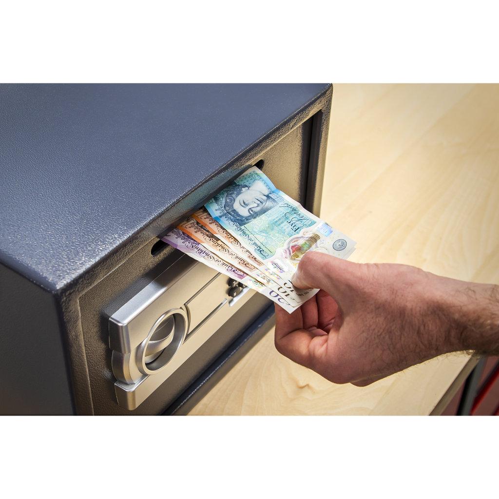 Electronic Combination Security Safe with Deposit Slot 350 x