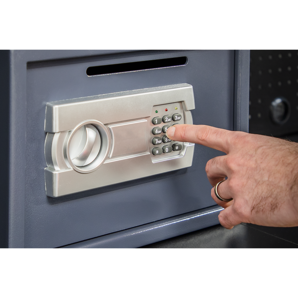 Electronic Combination Security Safe with Deposit Slot 350 x