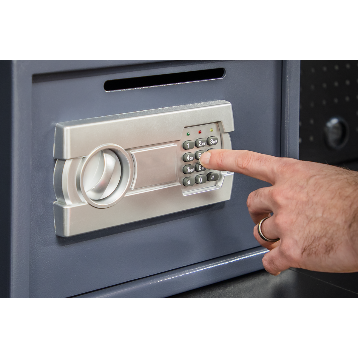 Electronic Combination Security Safe with Deposit Slot 350 x