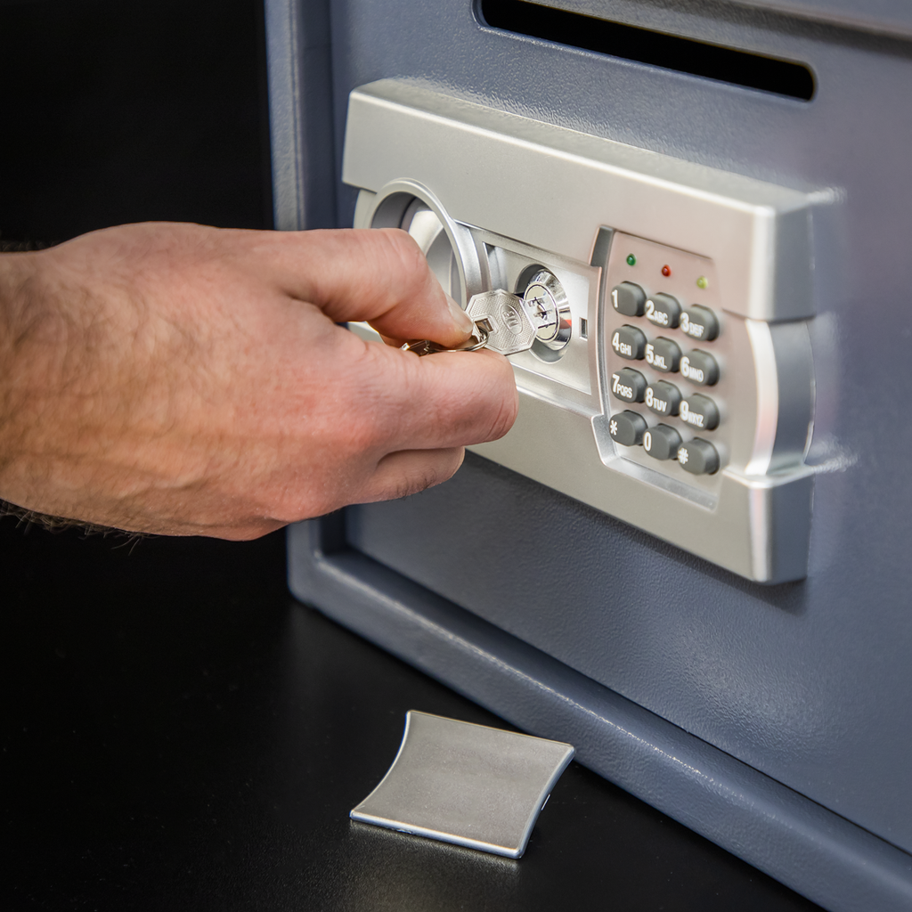 Electronic Combination Security Safe with Deposit Slot 350 x