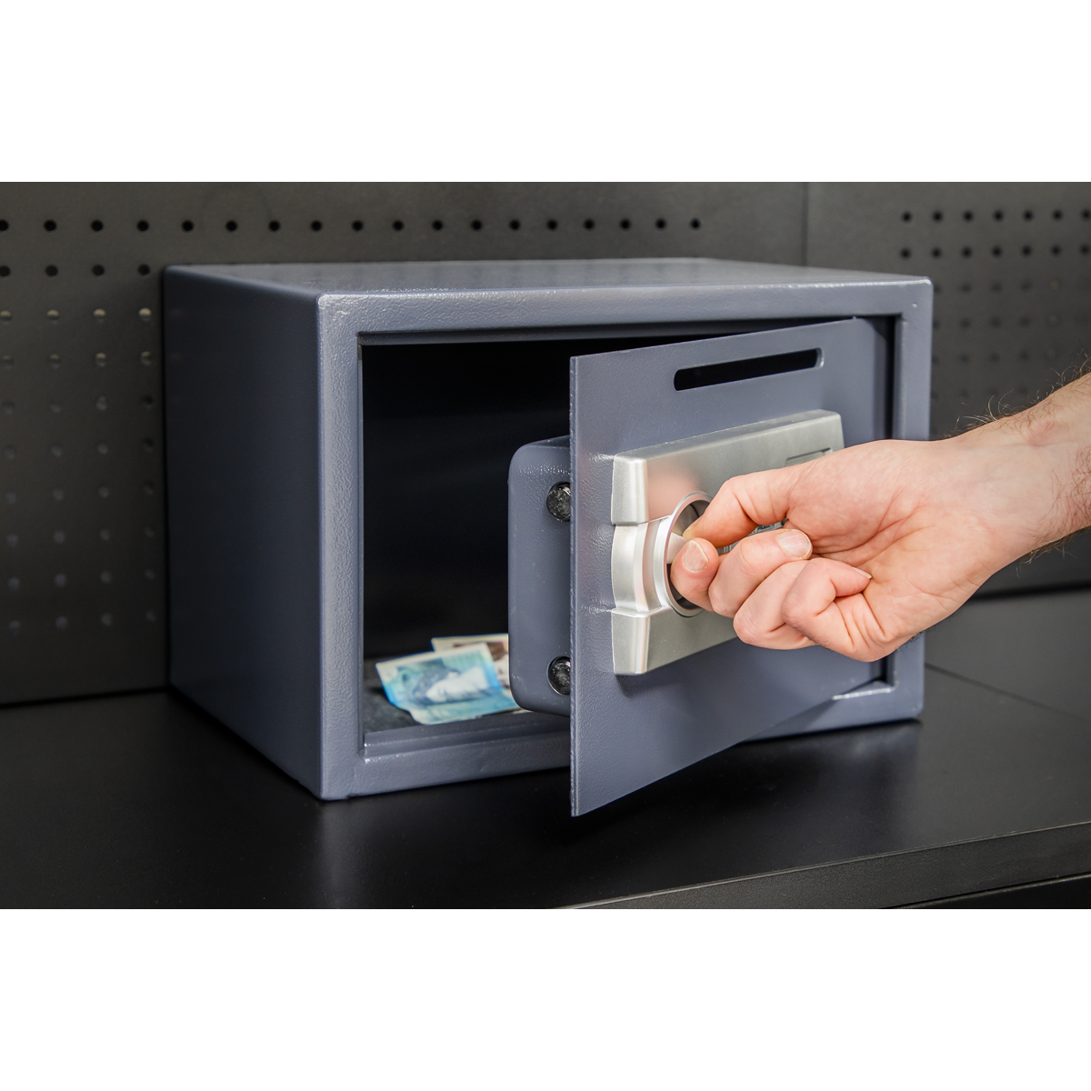 Electronic Combination Security Safe with Deposit Slot 350 x