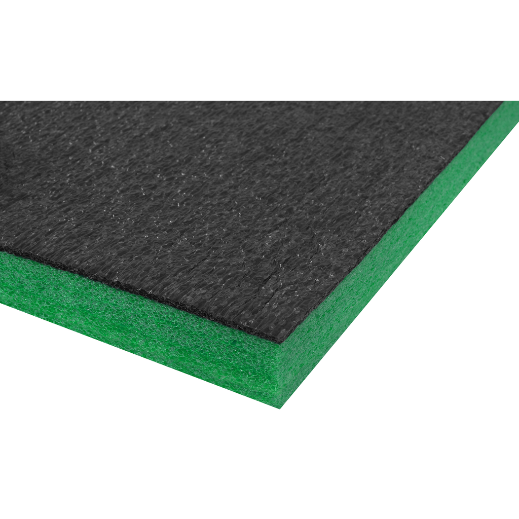 Easy Peel Shadow Foam® 1200 x 550 x 30mm - Green/Black