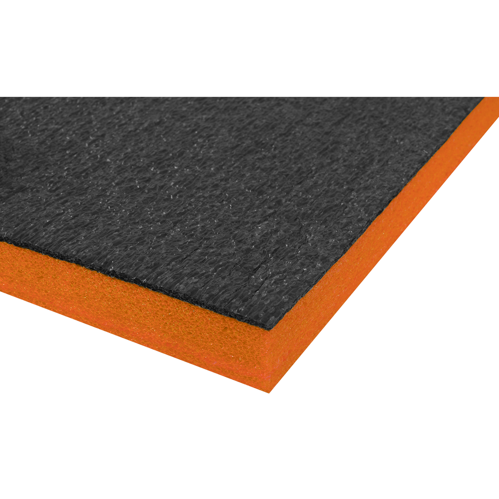 Easy Peel Shadow Foam® 1200 x 550 x 30mm - Orange/Black
