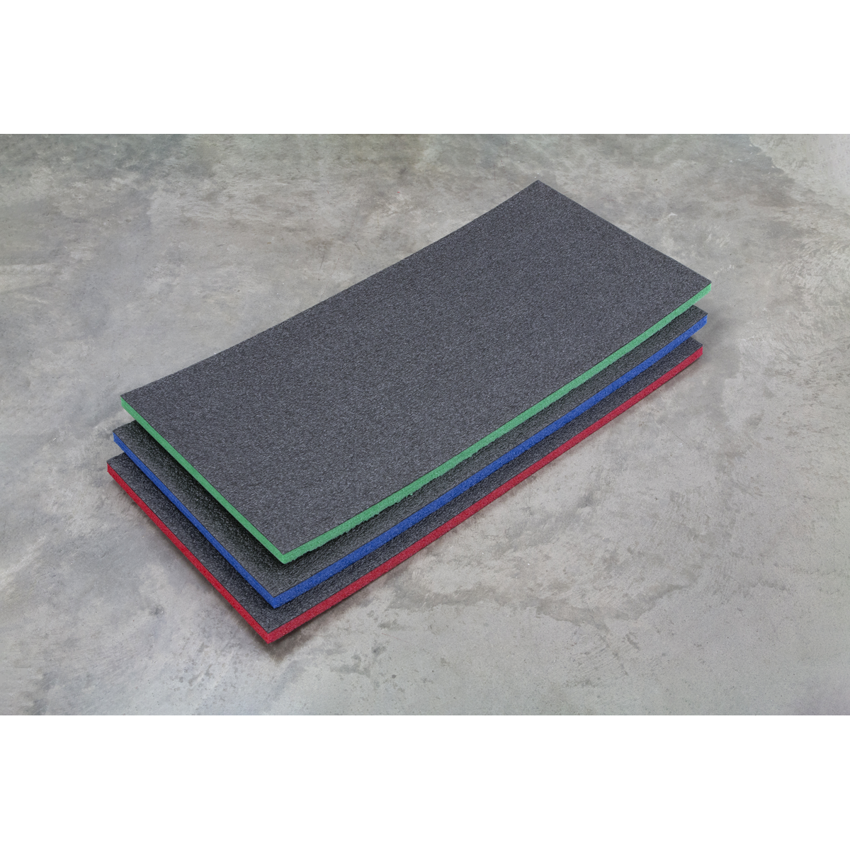 Easy Peel Shadow Foam® 1200 x 550 x 30mm - Green/Black