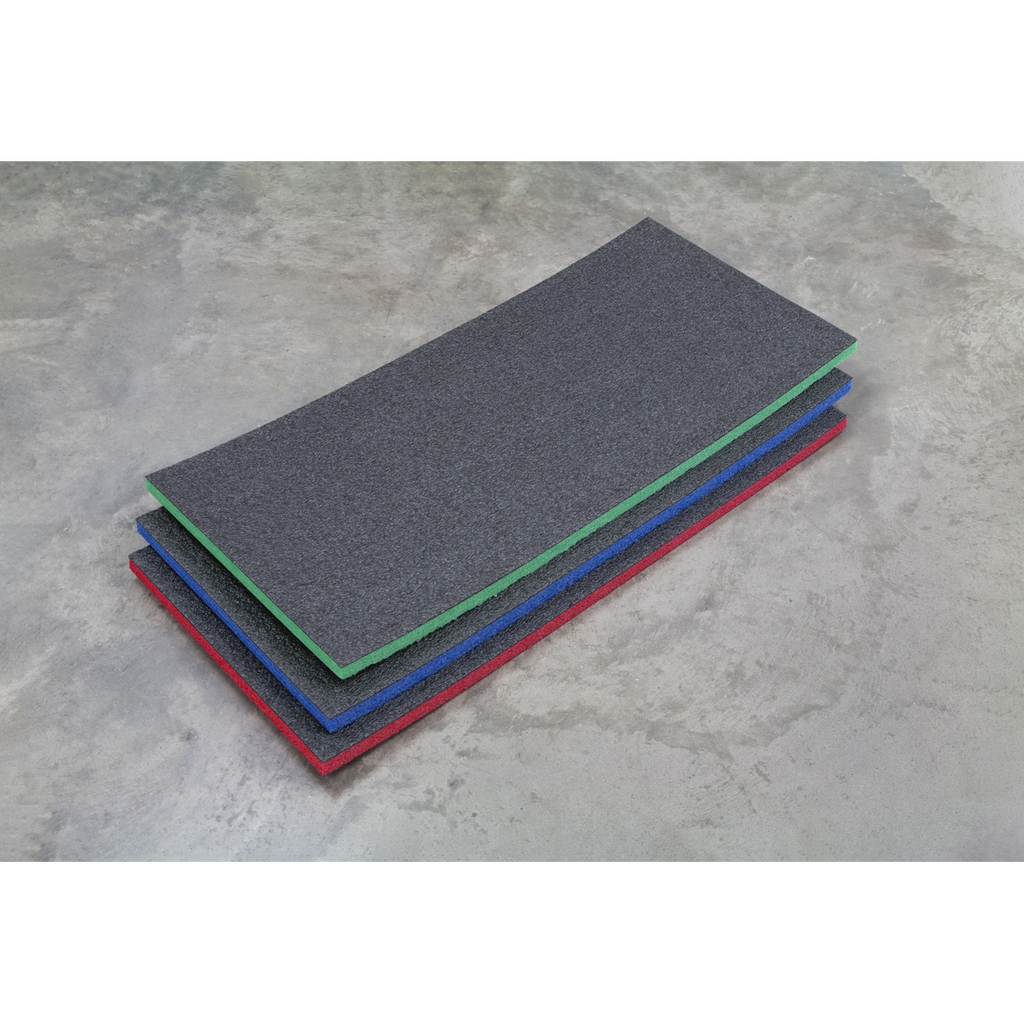 Easy Peel Shadow Foam® 1200 x 550 x 30mm - Red/Black