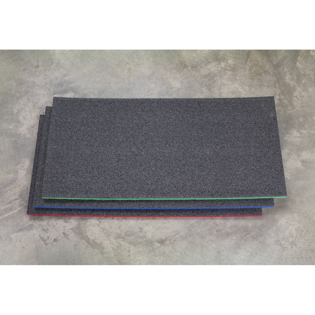 Easy Peel Shadow Foam® 1200 x 550 x 30mm - Red/Black