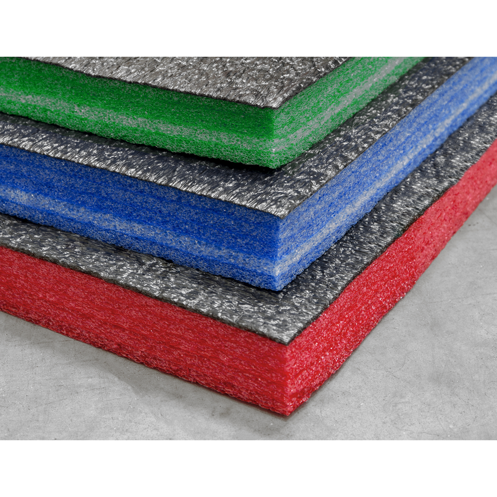 Easy Peel Shadow Foam® 1200 x 550 x 30mm - Green/Black