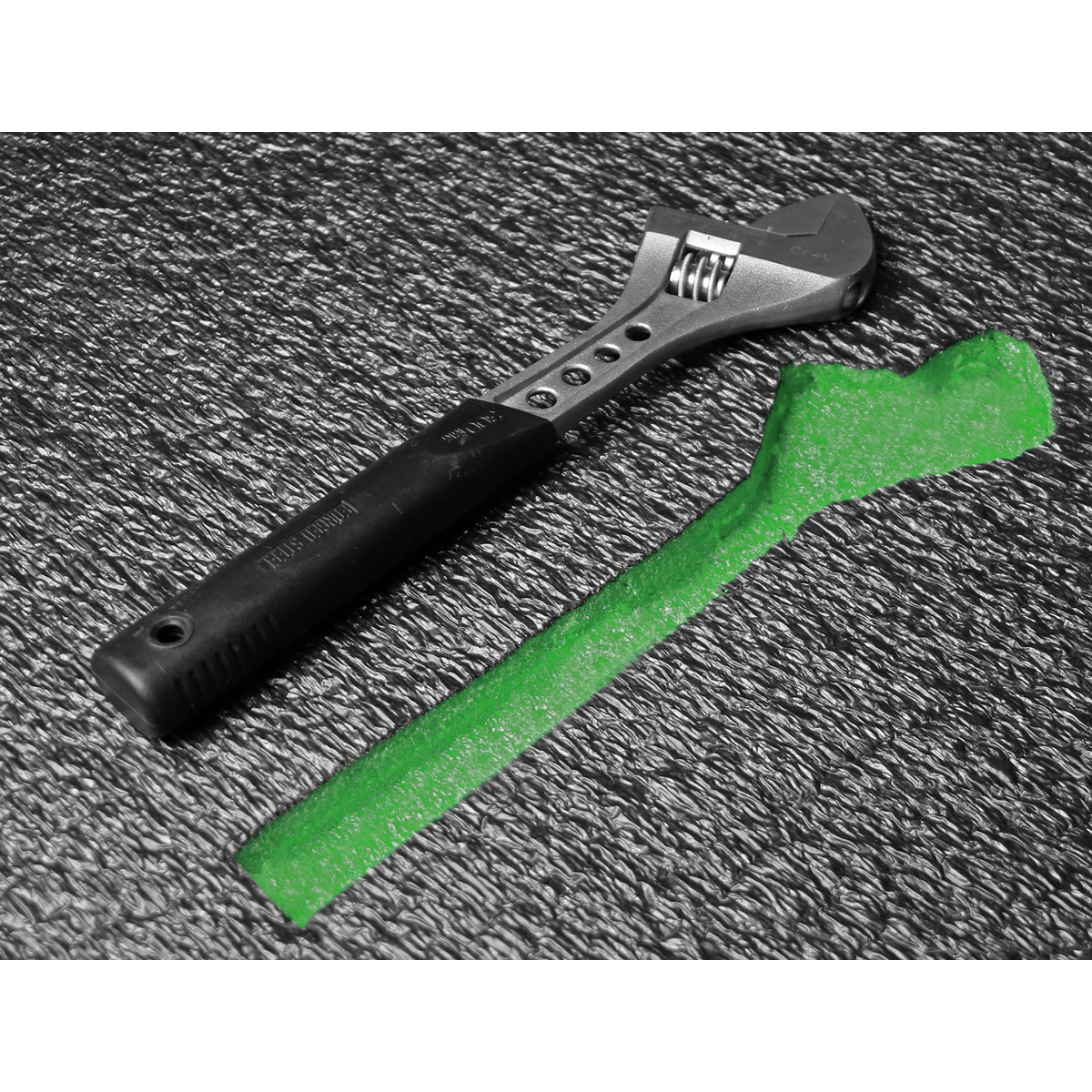 Easy Peel Shadow Foam® 1200 x 550 x 30mm - Green/Black