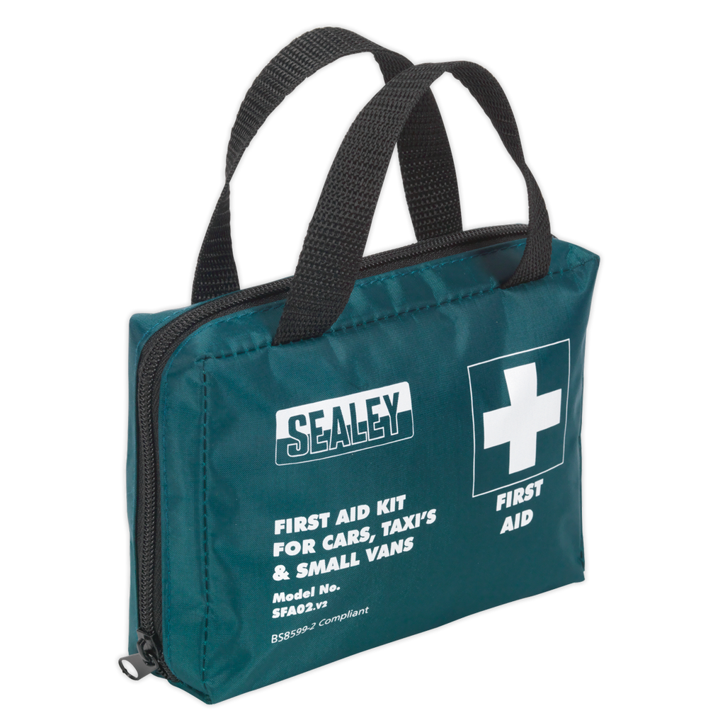 Medium First Aid Kit for Cars, Taxis & Small Vans - BS 8599-