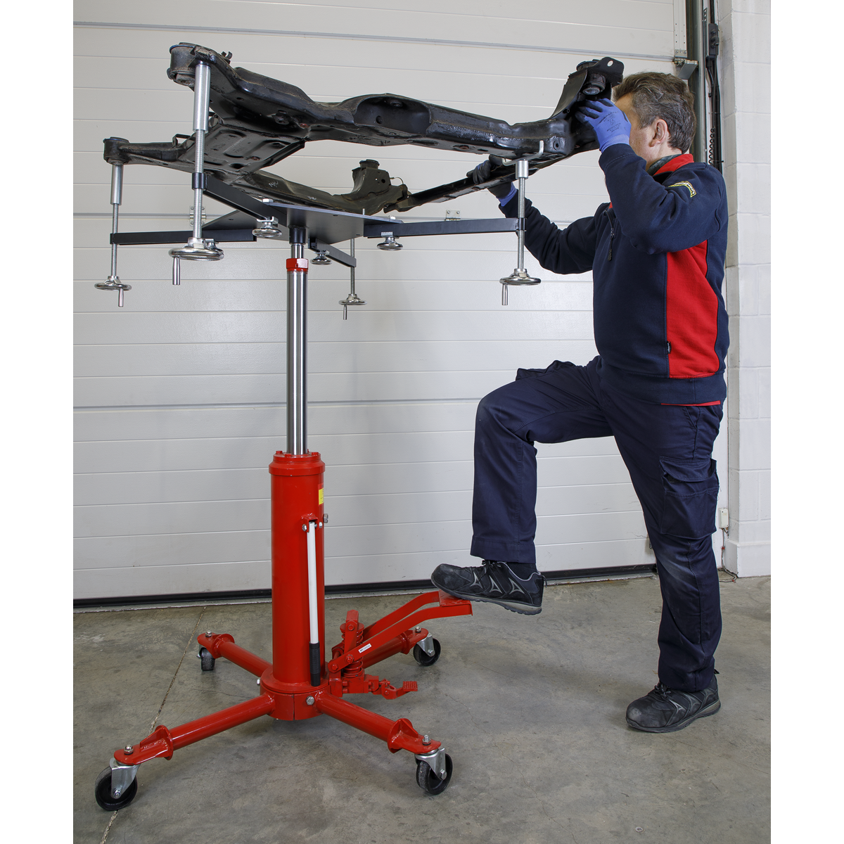 Subframe/Engine Load Adaptor for TTJ Transmission Jacks