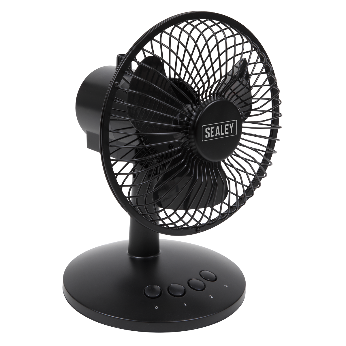 3-Speed Oscillating USB Desk Fan 6"