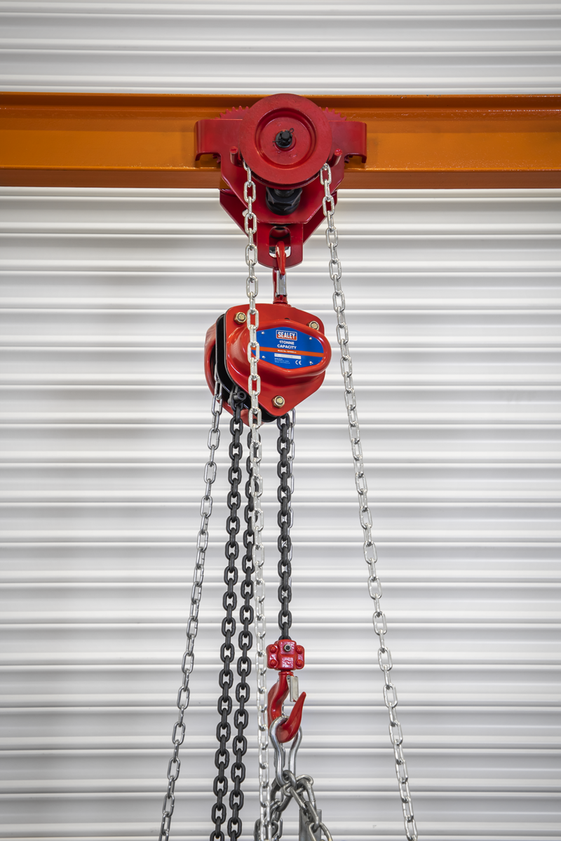 Portable Adjustable Gantry Crane with Geared Trolley Combo 1 Tonne