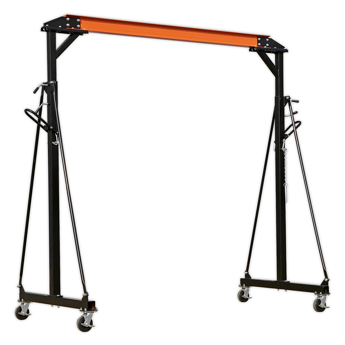 Portable Lifting Adjustable Gantry Crane 1 Tonne & Hoist Combo