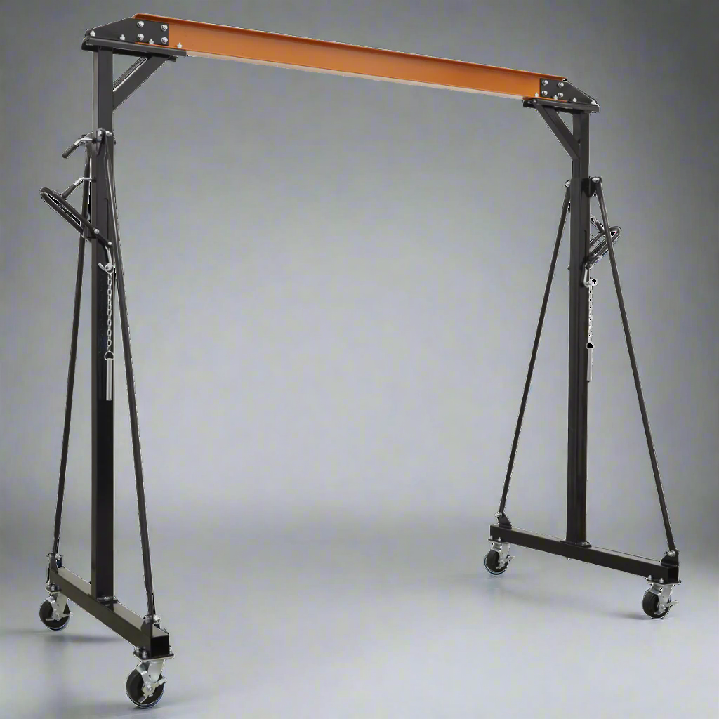 Portable Lifting Adjustable Gantry Crane 1 Tonne
