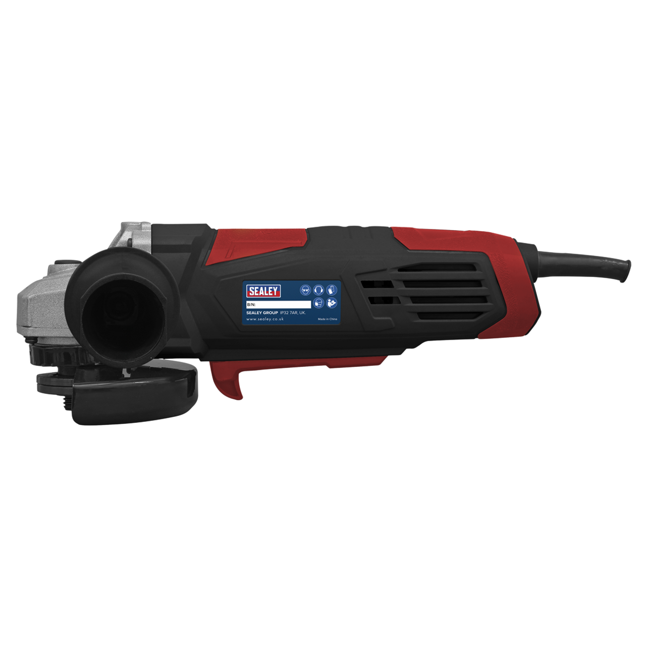 Sealey SG115E Angle Grinder, 115mm Diameter, 750W 230V