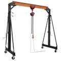 Portable Adjustable Gantry Crane with Geared Trolley Combo 2 Tonne