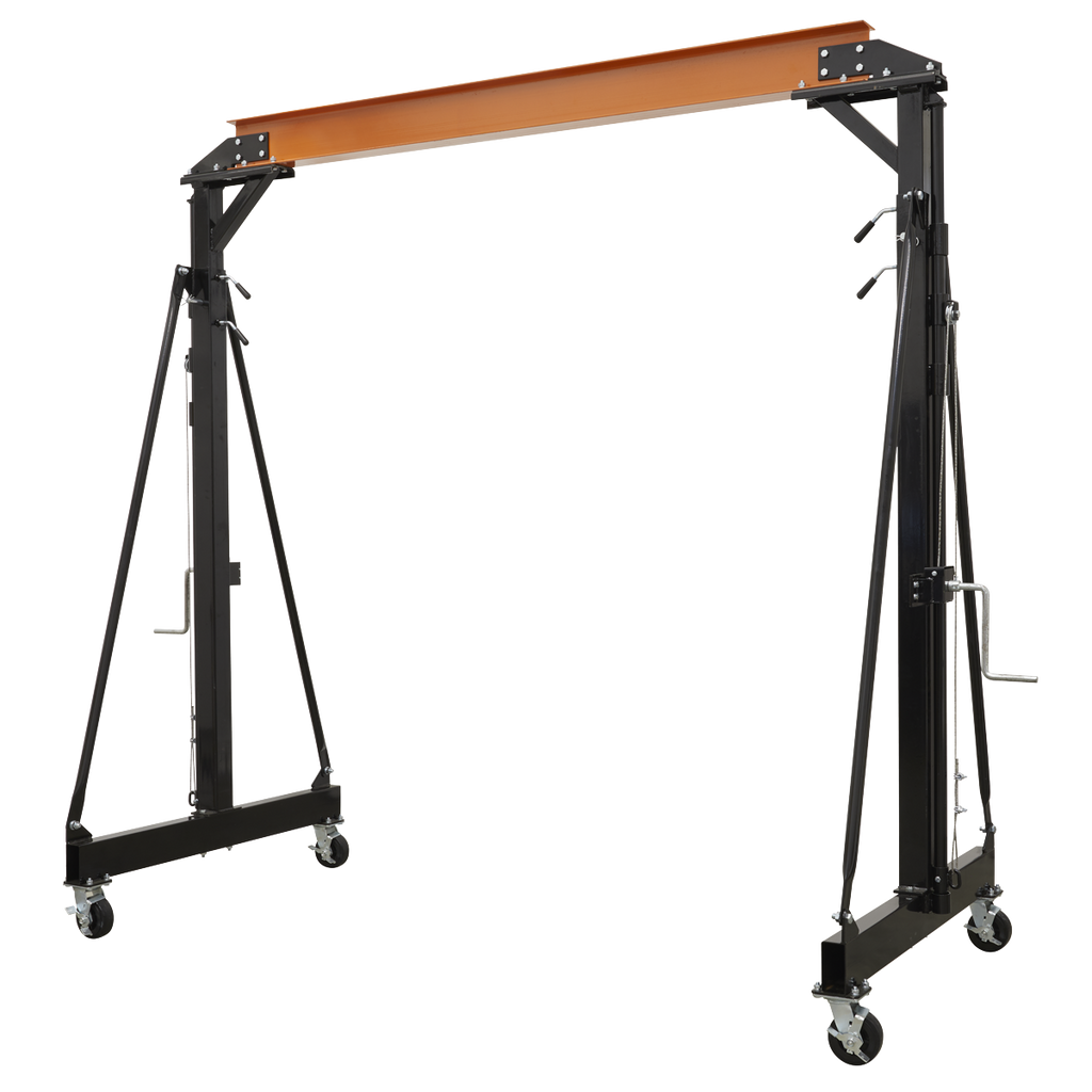Portable Lifting Adjustable Gantry Crane 2 Tonne