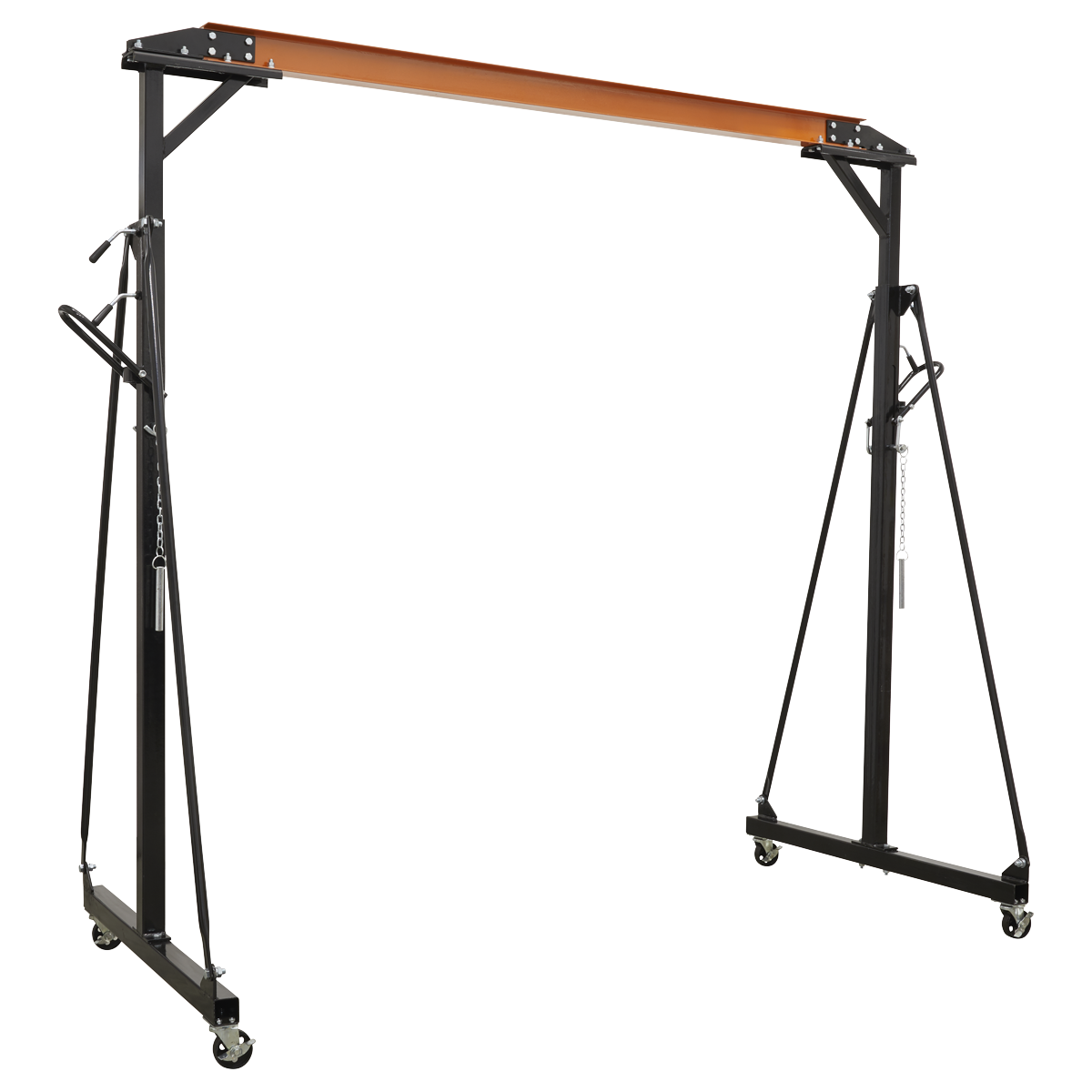 Portable Lifting Adjustable Gantry Crane 0.5 Tonne & Hoist Combo