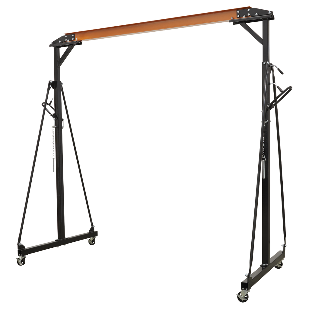 Portable Lifting Adjustable Gantry Crane 0.5 Tonne