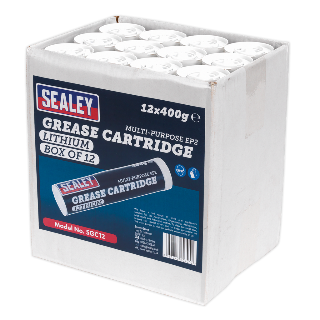 EP2 Lithium Grease Cartridge 400g - Pack of 12