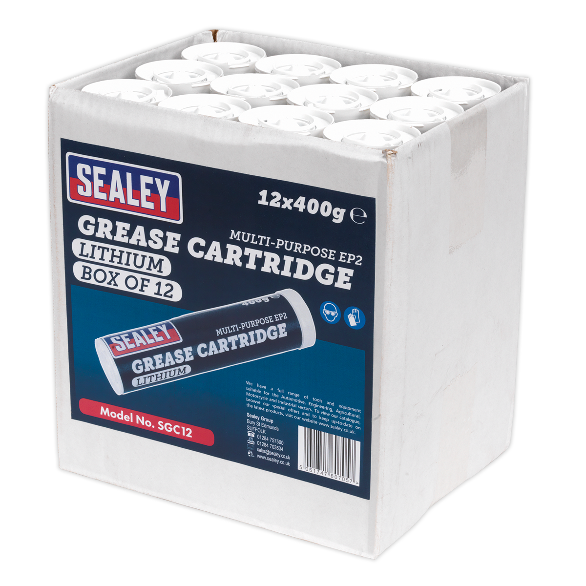 EP2 Lithium Grease Cartridge 400g - Pack of 12