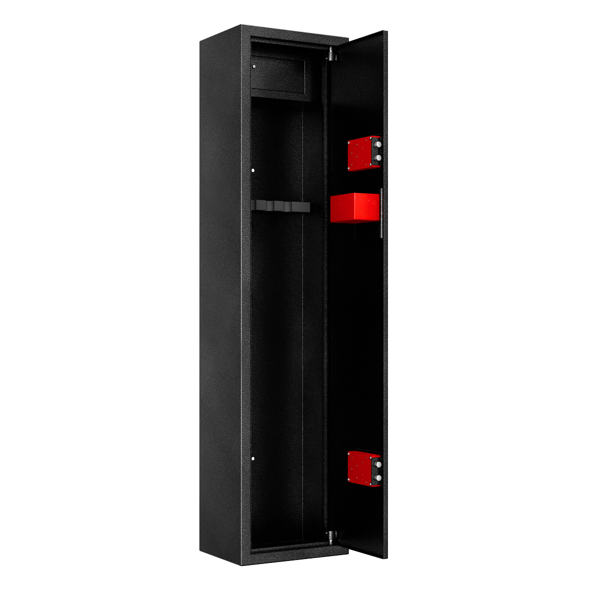 5 Gun Cabinet with Ammo Safe