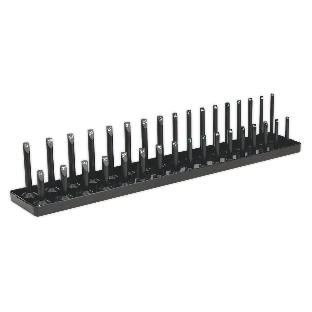 Premier Socket Holder, 34 Sockets, 1/2"Sq Drive, Black (SH1217)