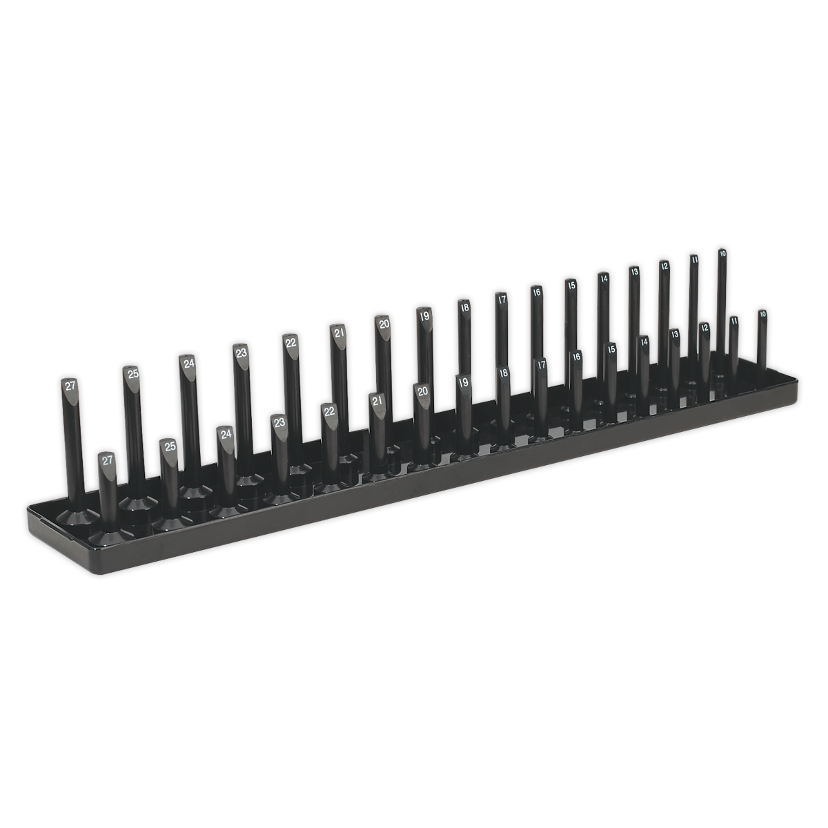 Premier Socket Holder, 34 Sockets, 1/2"Sq Drive, Black (SH1217)