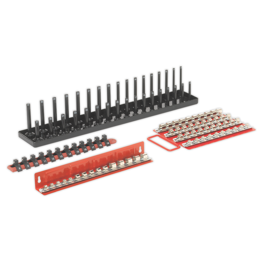 Premier Socket Holder, 34 Sockets, 1/2"Sq Drive, Black (SH1217)