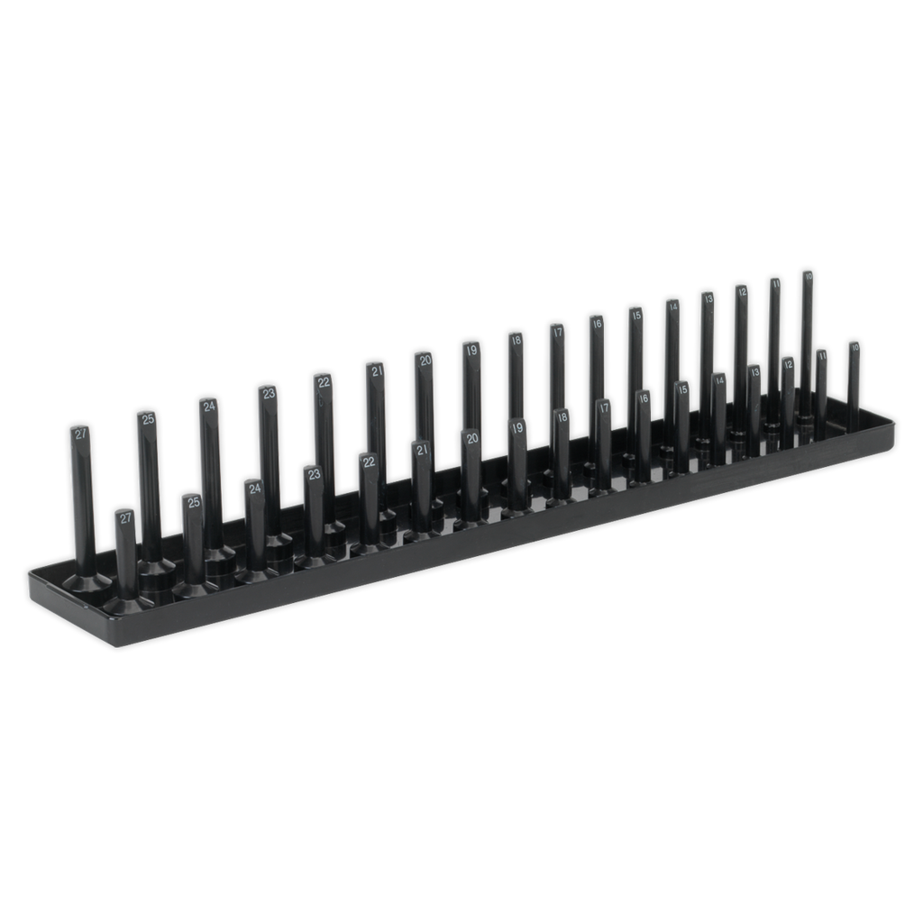 Premier Socket Holder, 34 Sockets, 1/2"Sq Drive, Black (SH1217)