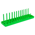 Premier Socket Holder, 28 Sockets, 1/4"Sq Drive, Hi-Vis Green (SH1414HV)