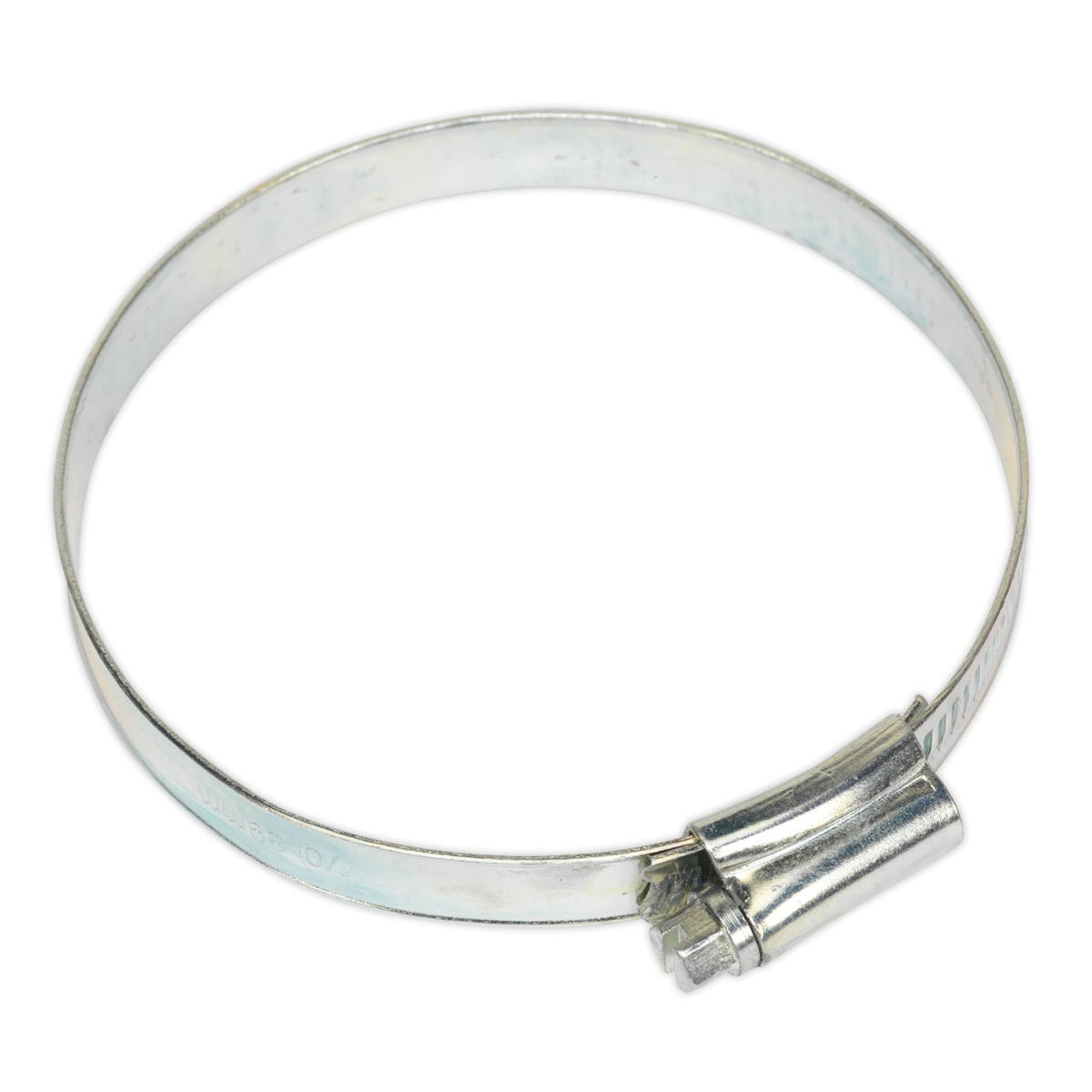 Zinc Plated Hose Clip 70-89mm - Pack of 10