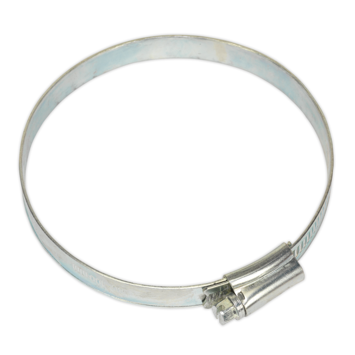 Zinc Plated Hose Clip 80-100mm - Pack of 10