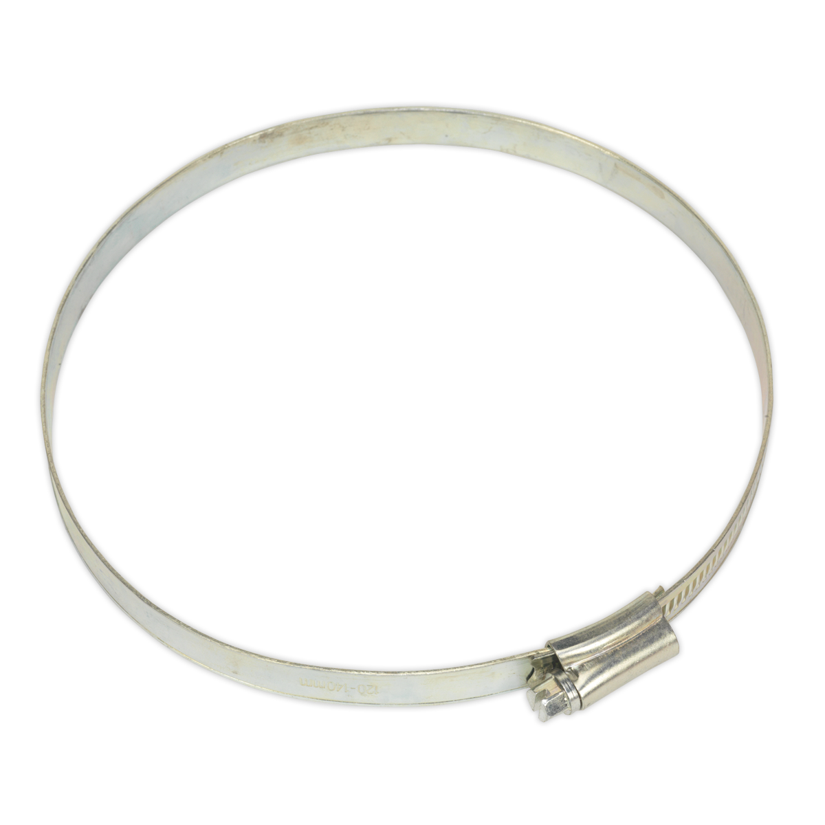 Zinc Plated Hose Clip 120-140mm - Pack of 10
