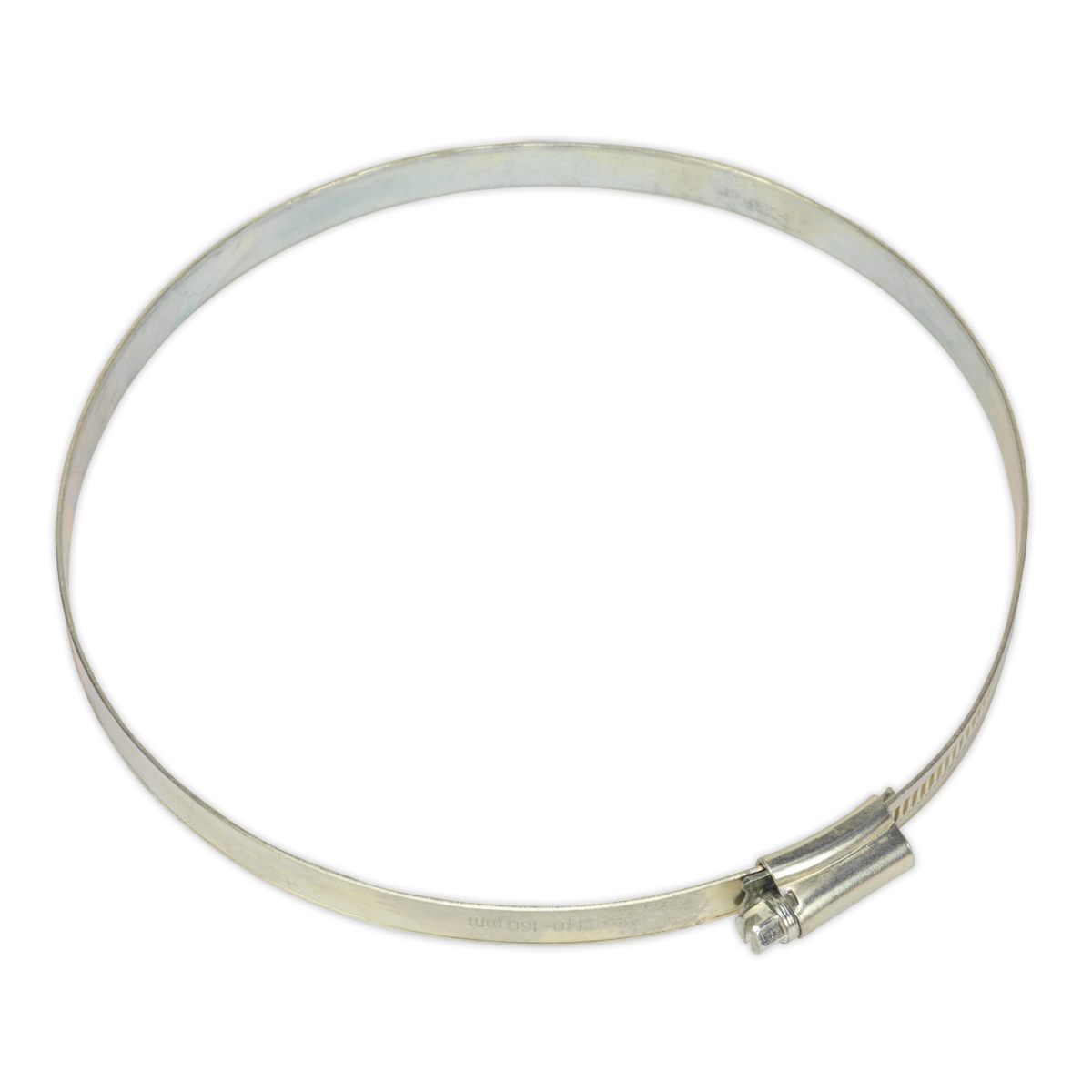Zinc Plated Hose Clip 140-160mm - Pack of 10