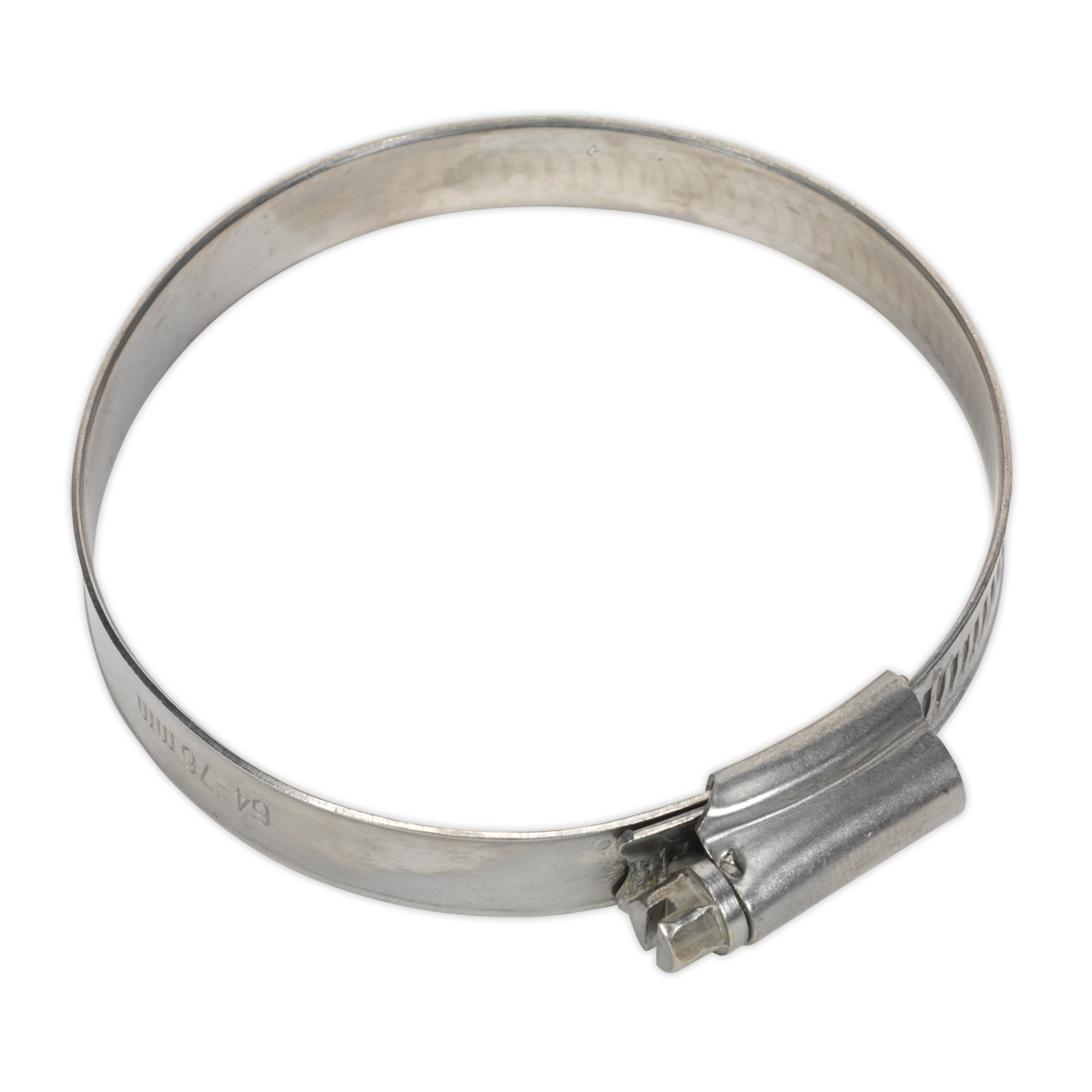 Stainless Steel Hose Clip 64-76mm - Pack of 10